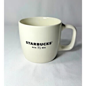 Starbucks SEA 71 WA 12oz White Ceramic Coffee Mug 2018 Collectible Rare